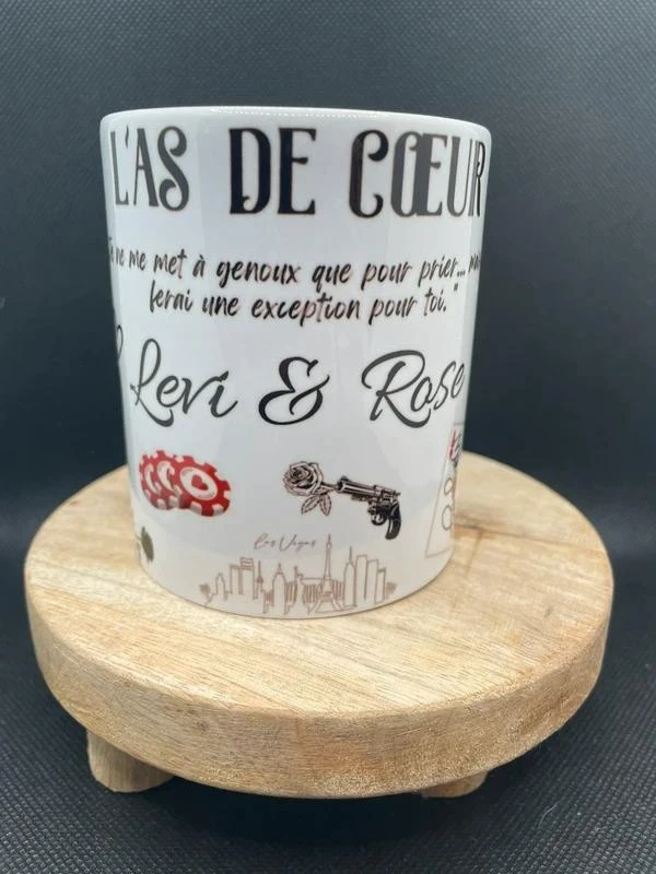 ☕ Mug en Céramique – As de Cœur 📖♥️ – photo 2